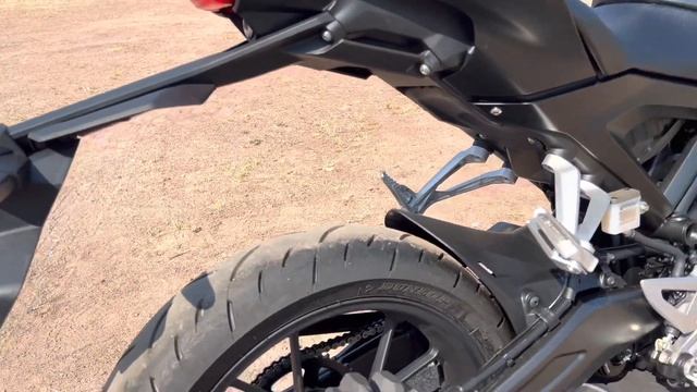 Honda CB125R 2023 Neo Sports Café Matt Gunpowder Black Metallic هوندا سی بی ار ۱۲۵ر