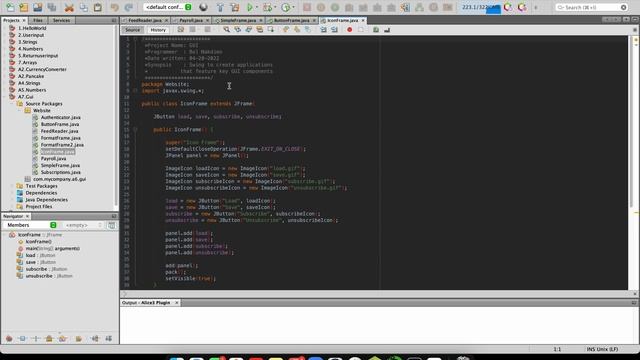 Java GUI Shell смотреть онлайн