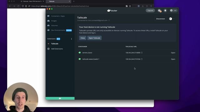 Tailscale Docker Desktop Extension смотреть онлайн