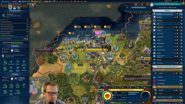 Let's Play Civilization 6 - Mvemba part 5 смотреть онлайн