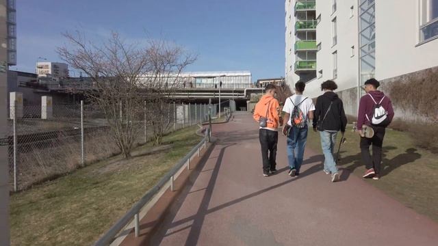 Stockholm Suburb Högdalen Walking Tour (4K)