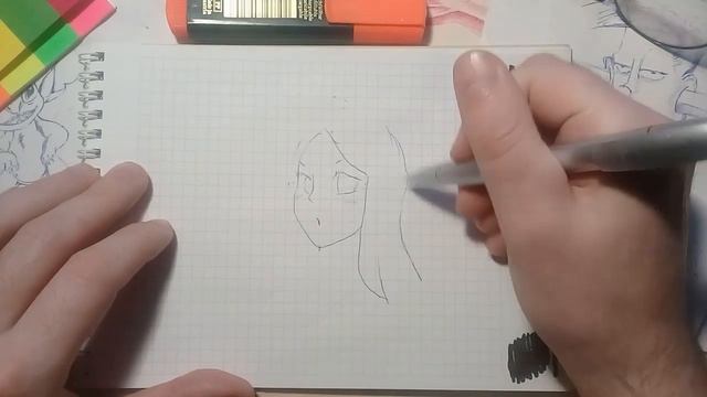КАК РИСОВАТЬ МИЛУЮ ДЕВУШКУ ИЗ АНИМЕ? смотреть онлайн