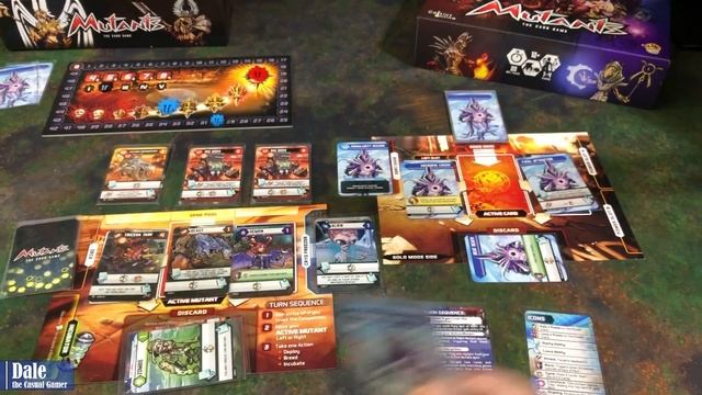 MUTANTS the Card Game - Set up and Solo Mode Play Through смотреть онлайн