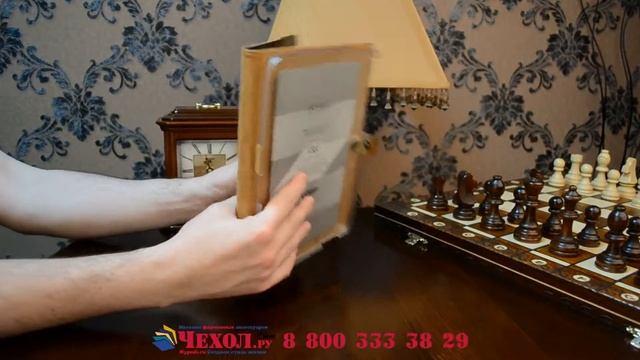 Чехол для Samsung Galaxy Tab 3 10.1 GT-P5200/P5210/P5220 с визитницей изкожи черный