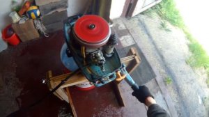 Лодочный мотор ПРИБОЙ 5. Первый запуск.