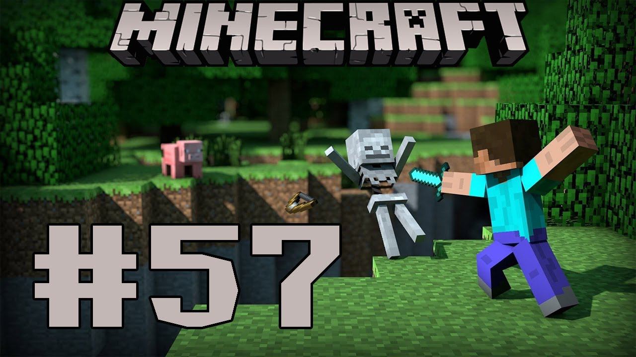 Minecraft #57 "Юбилей YouTube канала продраконили, зато идем копать железо" смотреть онлайн