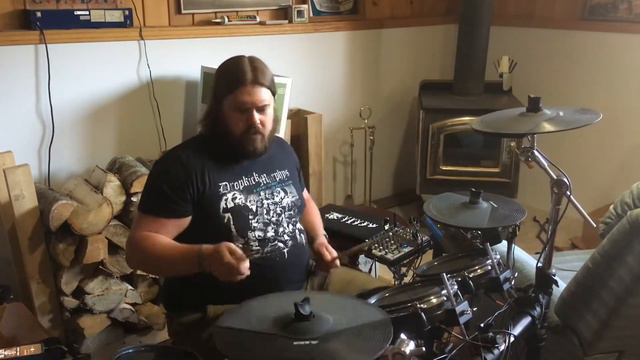 ‘Creature’ Drummer - Nothing But Trouble (Quarantine drum cover) смотреть онлайн