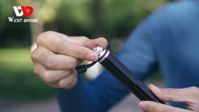 WEST BIKING New Mini Convenient Aluminum Alloy Bike Pump 160Psi смотреть онлайн