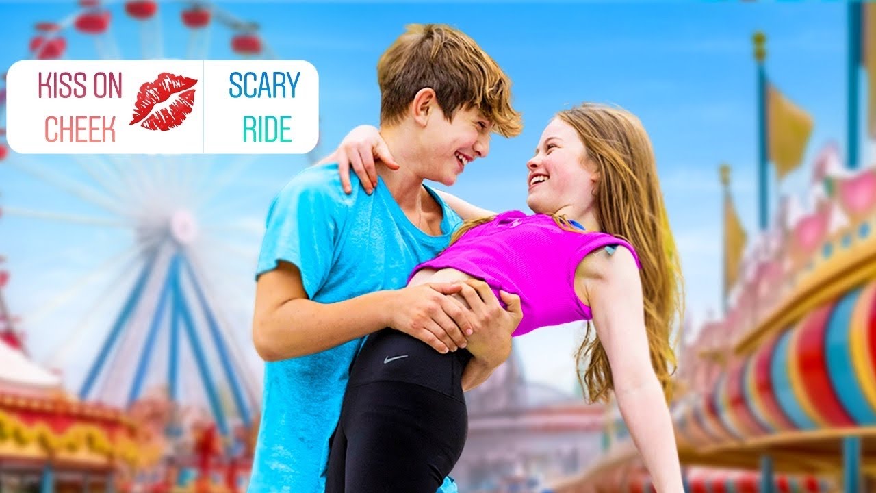 24 HOUR AMUSEMENT PARK CHALLENGE *Instagram Controls* смотреть онлайн