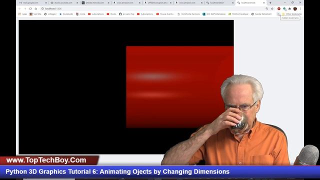 Python 3D Graphics Tutorial 6: Animating 3D Objects by Changing Dimensions in Visual Python смотреть онлайн