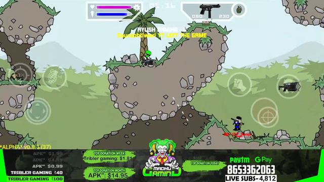 Mini Militia Classic Live Unlimited Custom Rooms Matches MadhuGamingYT ke Sath ! смотреть онлайн