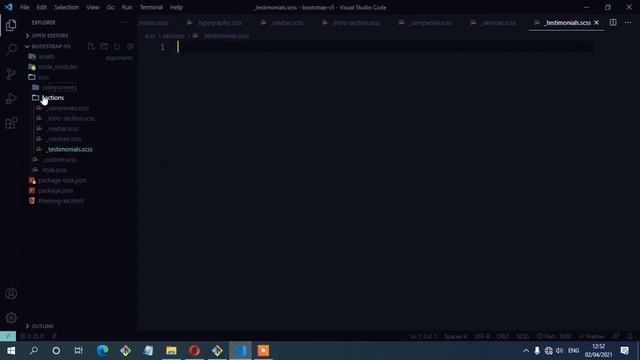 Bootstrap 5 & SASS (Build a Complete Portfolio Website ) - #4 смотреть онлайн