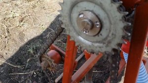 Зерновая сеялка для мотоблока