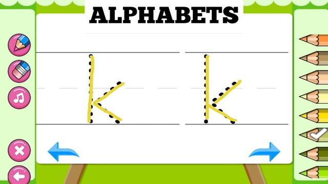 Learn Easy English Alphabet with dotted tracing, Small ABCD, Preschool kids learning. Write & Speak смотреть онлайн