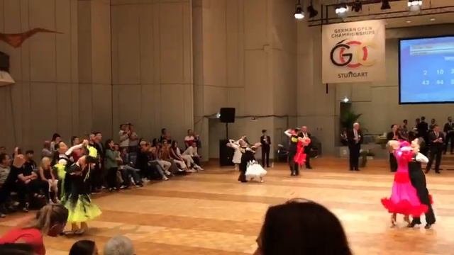 Germany GOC 2019.Медленный вальс в исполнении Петрова Никиты и Сахаровой Варвары. смотреть онлайн