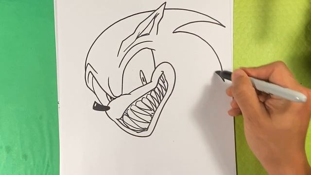 EASY How to Draw SONIC.EXE - SCARY VERSION смотреть онлайн