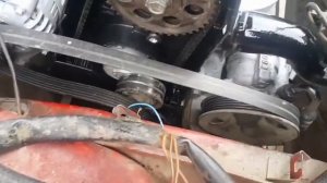 Вот как просто установить ремень  генератора.Опель Вектра а 1.6