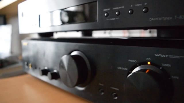 Tannoy V1 speakers, Onkyo A-9155 amp, Onkyo T-4030 DAB+ radio смотреть онлайн