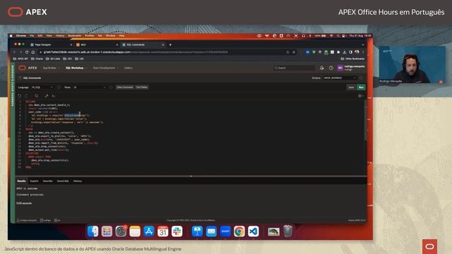 Aprenda a rodar JavaScript dentro do banco de dados e do APEX usando o MLE смотреть онлайн