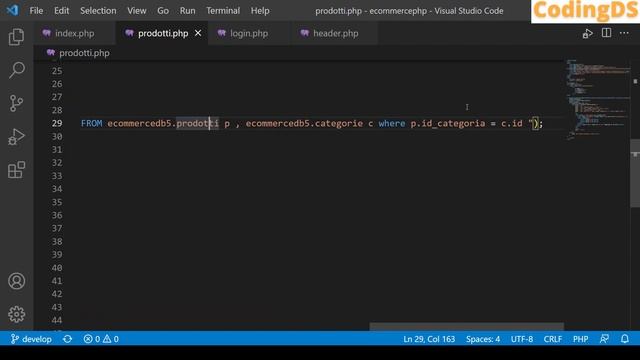 Ecommerce Php/MySql - Menu e Prodotti [ ITA ] смотреть онлайн
