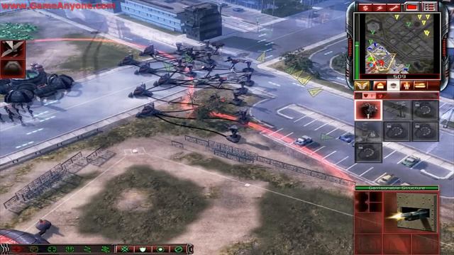 Command & Conquer 3: Tiberium Wars Hard - Nod: Washington DC 1/2 смотреть онлайн