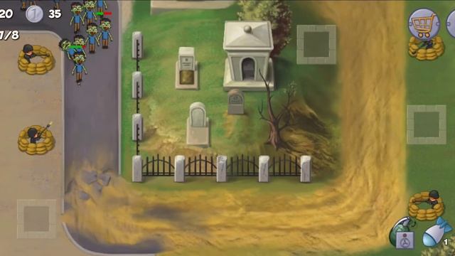 Zombie Town Defense - Gameplay Walkthrough Parte 1 (Android, IOS) смотреть онлайн