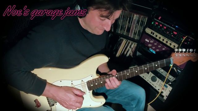 Powerful blues jam with a 91 Fender Jeff Beck strat смотреть онлайн