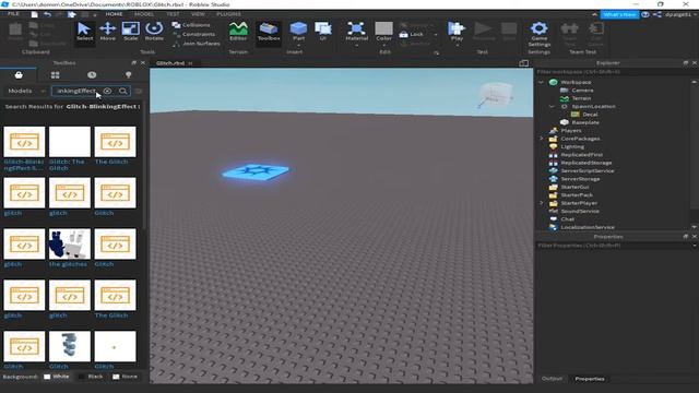 Roblox Studio Glitch Effect Showcase And Setup смотреть онлайн