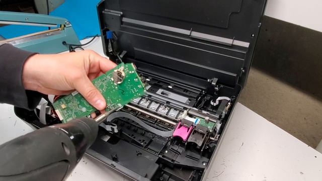 Taking Apart HP Officejet 4630 Printer for Parts or Repair 4632 4635 смотреть онлайн