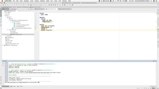 9. Spring boot - Using YAML Instead of Properties смотреть онлайн