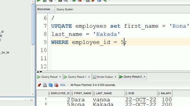 12 Update Statement смотреть онлайн