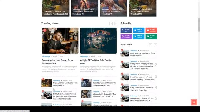 Newsprk - Vue JS Newspaper Template editorial newspaper publisher magazine смотреть онлайн