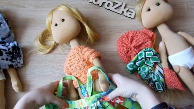 Большие текстильные куклы с гардеробом смотреть онлайн