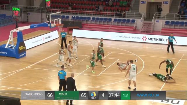 Zaporizhye - Khimik 79-87 (Delano Spencer 26pts, 3reb, 4ast) смотреть онлайн