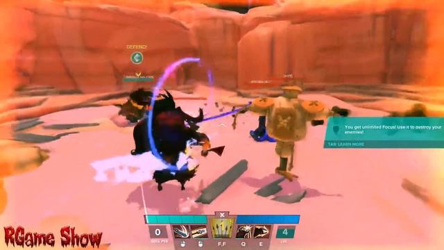 [RGame Show] Первый запуск игры Gigantic. Обучение и рандомный матч в игре Gigantic смотреть онлайн