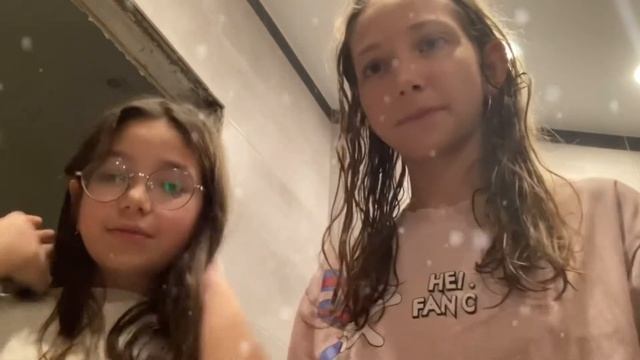 ||влог: ? принимаем ванну?||| Наше первое видео ❄️