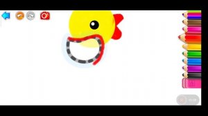 РИСОВАЛКА. РАСКРАСКА ДЛЯ ДЕТЕЙ. РИСУЕМ КРАСИВОГО ЦЫПЛЕНКА