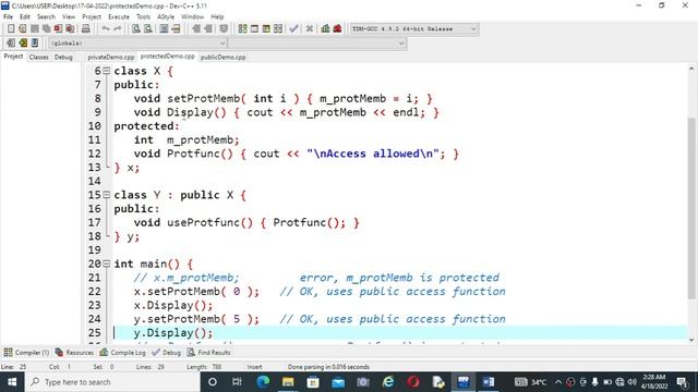 Access Specifiers in C++-Private-Protected-Public #AccessSpecifiers #private #protected #public смотреть онлайн