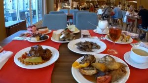 УЖИН в отеле Asia Beach Resort & Spa Hotel 5* Обзор ресторана. Шведский стол. Алания. Турция.