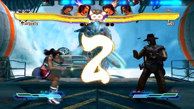 Street Fighter X Tekken PC - Christie Cheerleader - Sackman смотреть онлайн