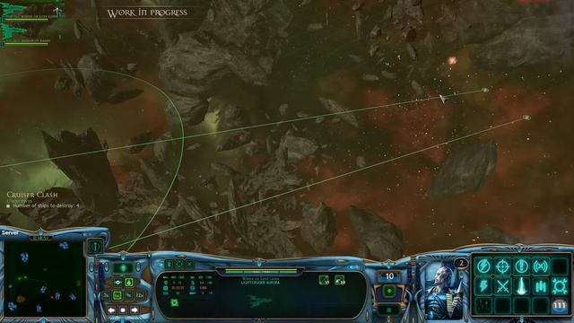 Eldar Gameplay - Battlefleet Gothic: Armada смотреть онлайн