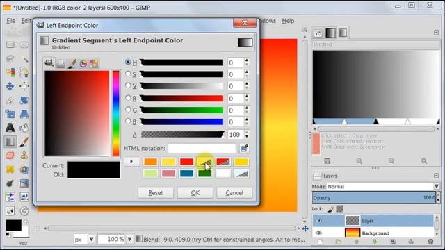 Create Custom Gradients in GIMP 2.8 смотреть онлайн