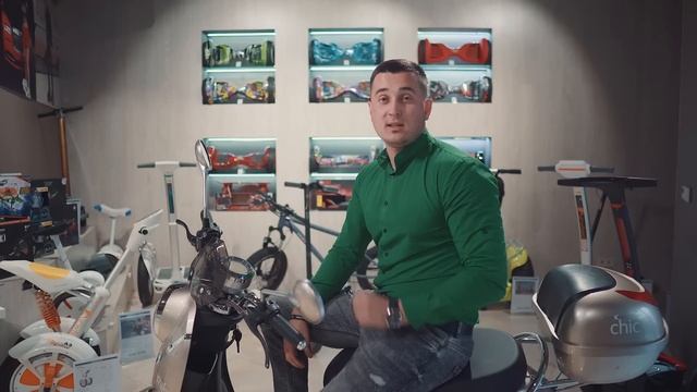 Електричний скутер Maxxter CHIC смотреть онлайн