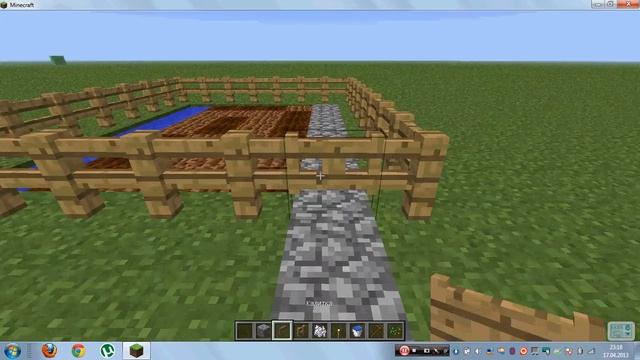 Как сделать ферму пшеницы в майнкрафт.