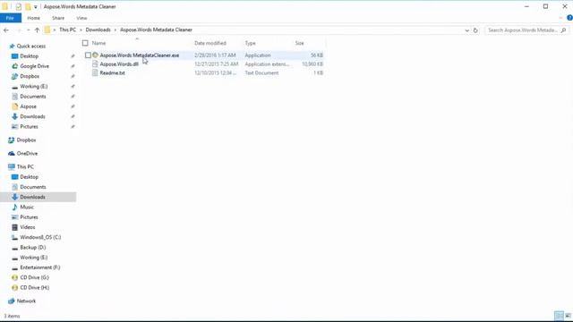 Aspose Words Metadata Cleaner for Word смотреть онлайн