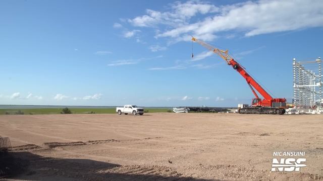 Starship Launch Pad Foundation Upgraded | SpaceX Boca Chica смотреть онлайн