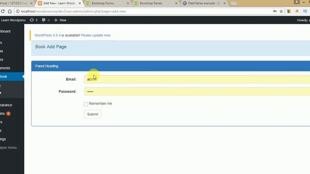 Wordpress Plugin Development tutorial from scratch (Part 29) "My Book" Plugin Internal Pages #6 смотреть онлайн