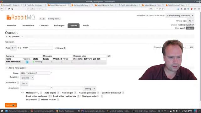 RabbitMQ - The FanOut, Topic and Direct EXCHANGE types - simulate in management console смотреть онлайн