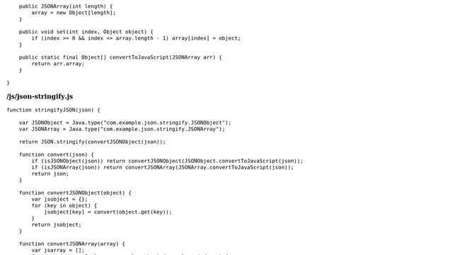 Code Review: Java JSON Stringifier with the Nashorn API смотреть онлайн