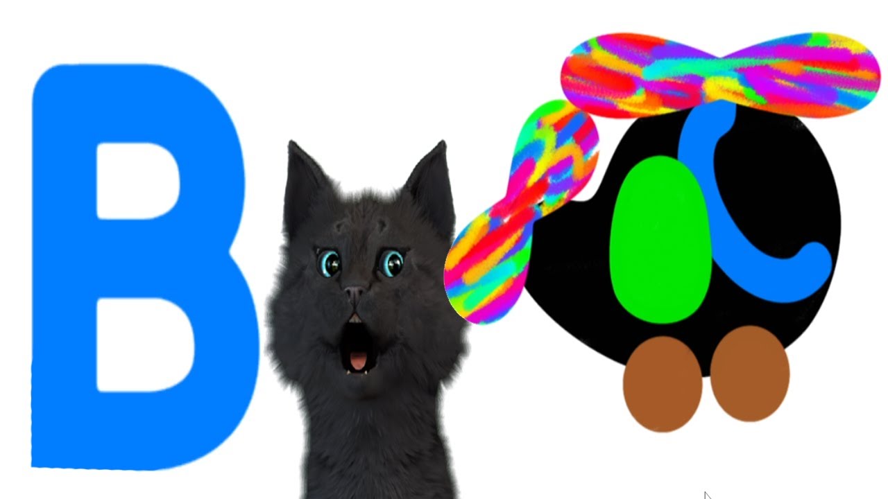 УЧИМСЯ РИСОВАТЬ БУКВУ В 🐱 С ГОВОРЯЩИМ СУПЕР КОТОМ 🐱 РИСУЕМ 🐱 УЧИМ АЛФАВИТ смотреть онлайн